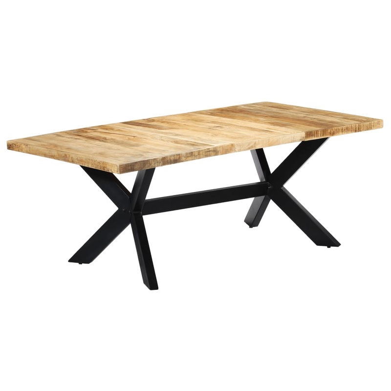 Table de salle  manger 200x100x75 cm Bois de manguier solide