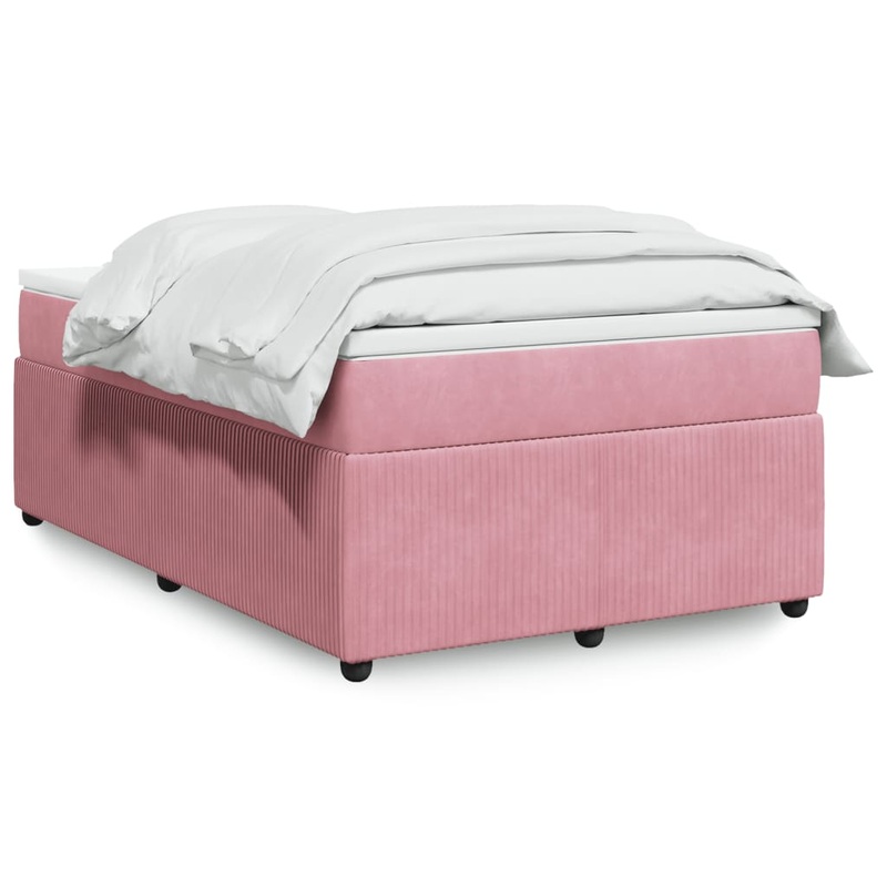 Sommier  lattes de lit avec matelas Rose 120x200 cm Velours