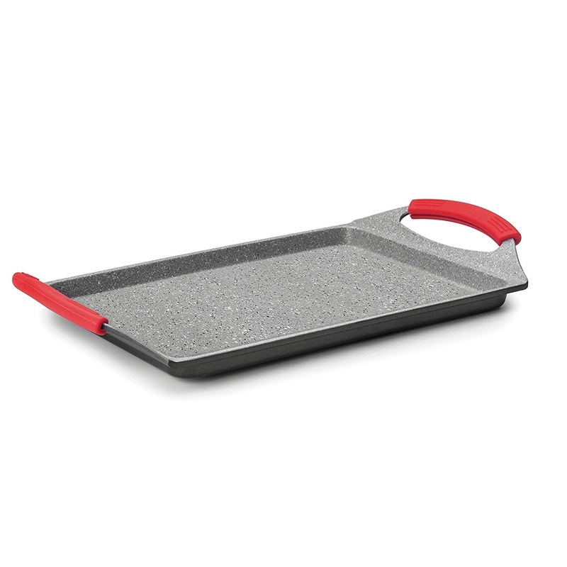 CAST ALUMINIUM GRIDDLE 34X26 CM ECO PIEDRA