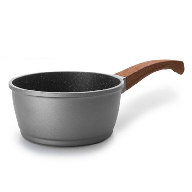 CAST ALUMINIUM SAUCE PAN  STILO D 16X7 CMS