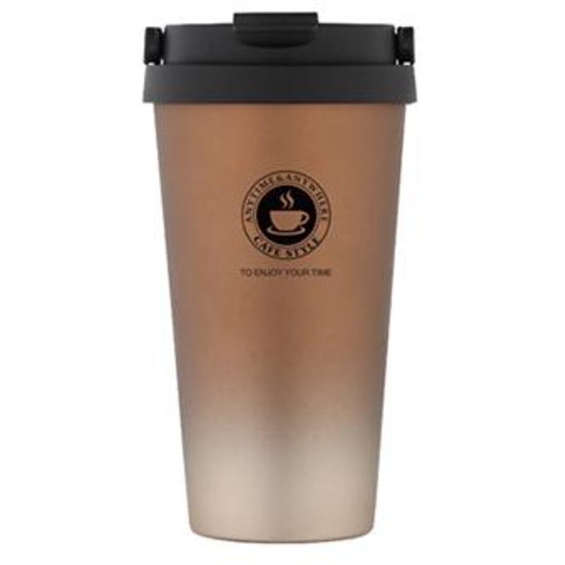 COFFEE MUG STAINLESS STEEL COPPER 500 ML