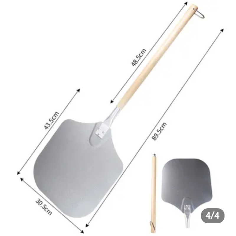 BAKING SHOVEL WOODEN HANDLE