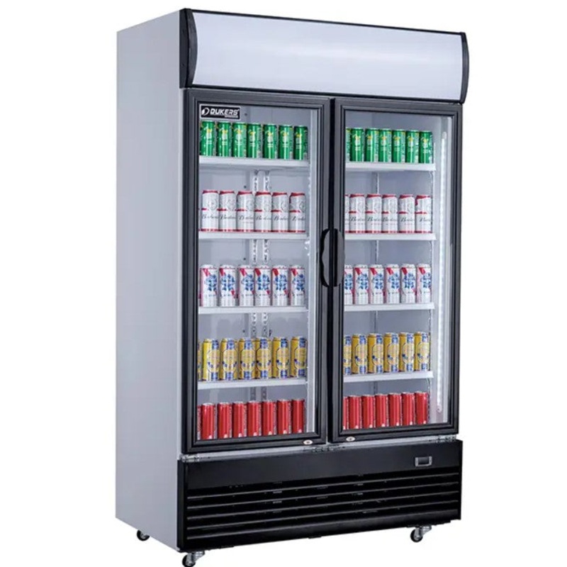 FRIDGE SHOWCASE DOUBLE DOOR 1000 LTRS