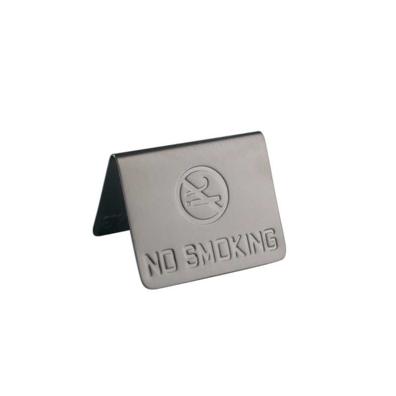 NO SMOKING PLATE