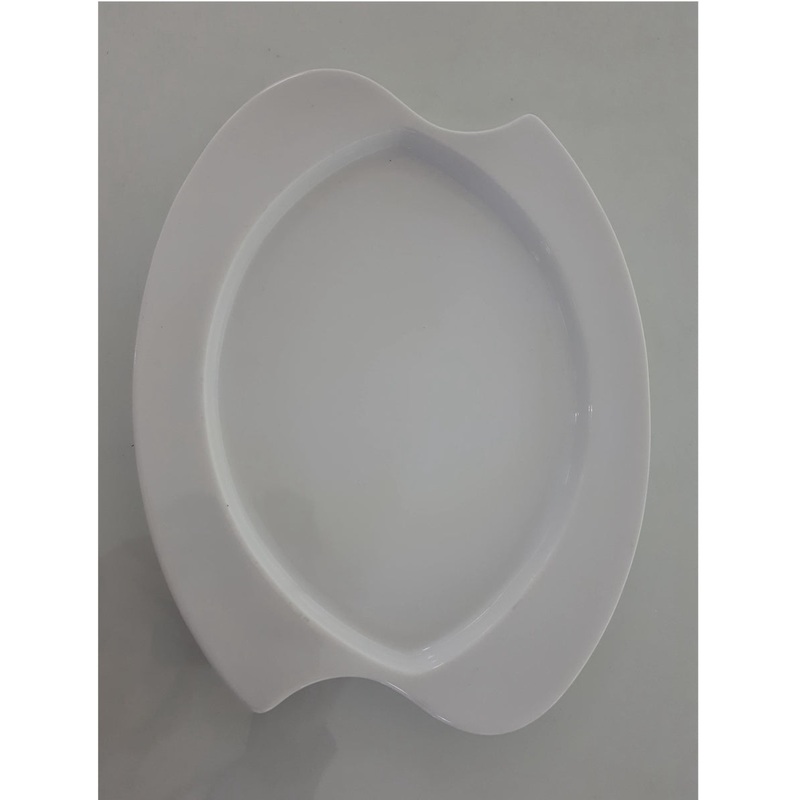 OVAL BOWL WITH RIM 28X22