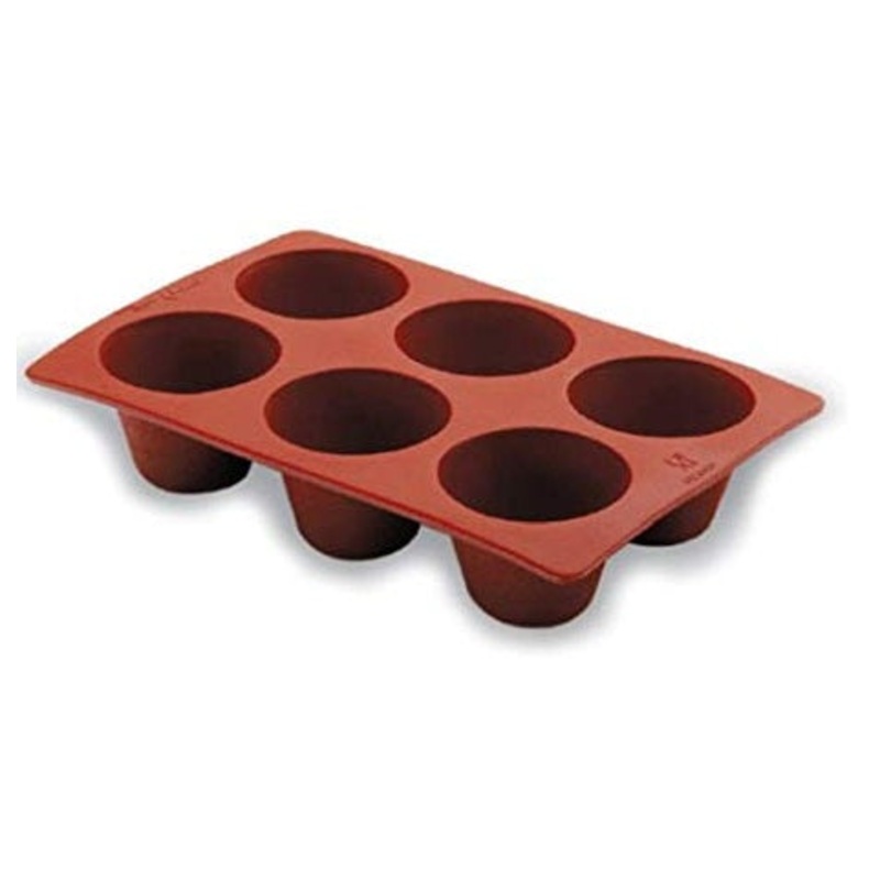 SILICONE MOULD CR?ME CARAMEL 6 MOULD D.7