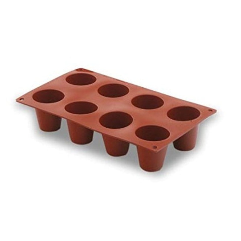 SILICONE MOULD LARGE CYLINDER 8 MOULDS