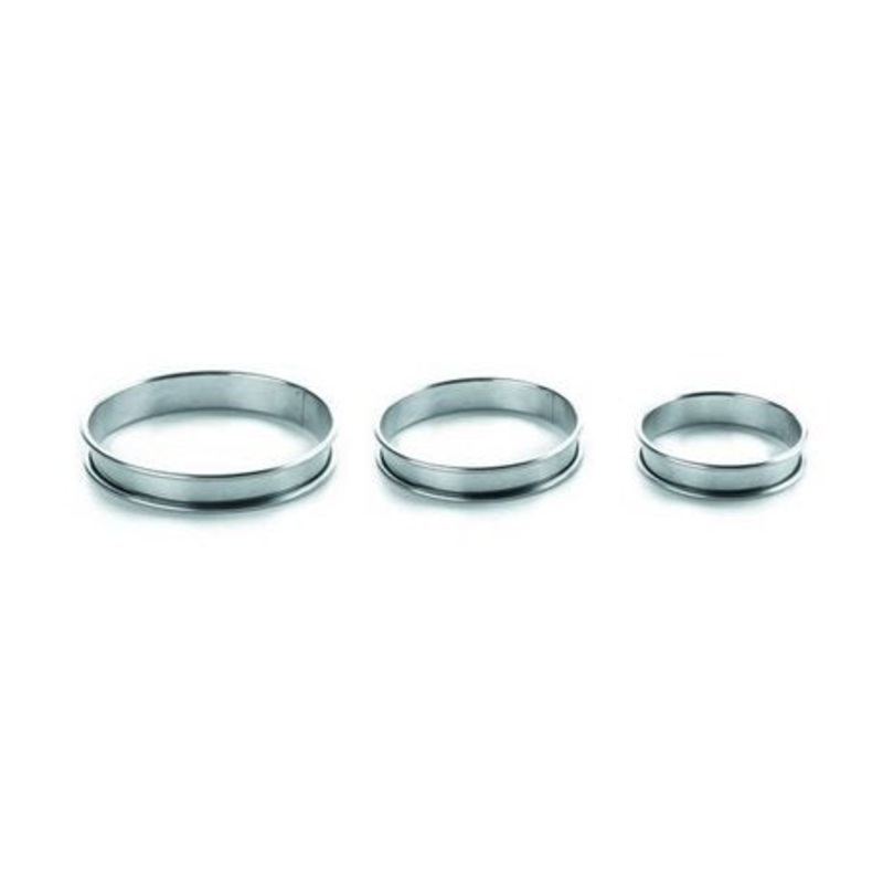 TART RING S.STEEL 18/10 10X2,2CM