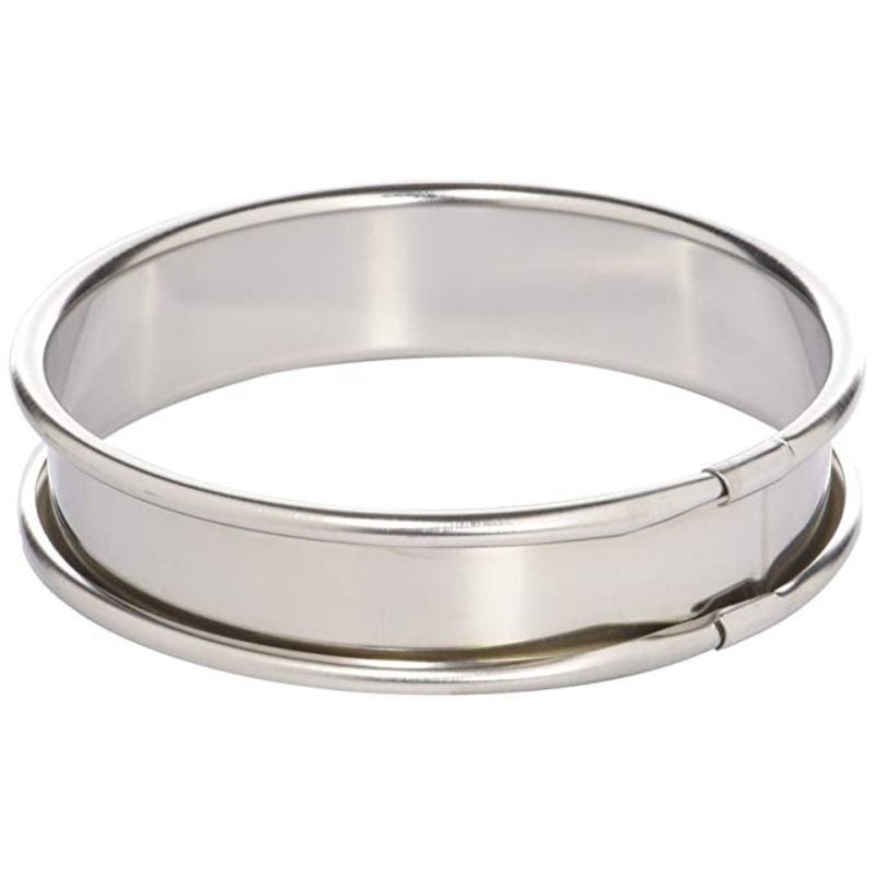 TART RING S.STEEL 18/10 8X2,2CM