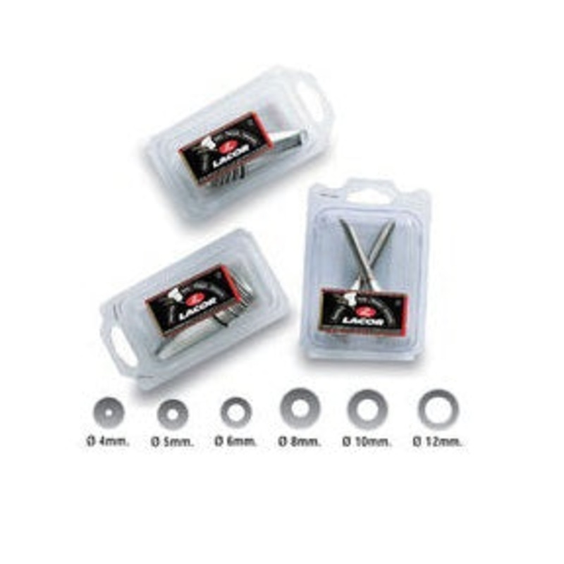 6 PLAIN PASTRY TUBES SET