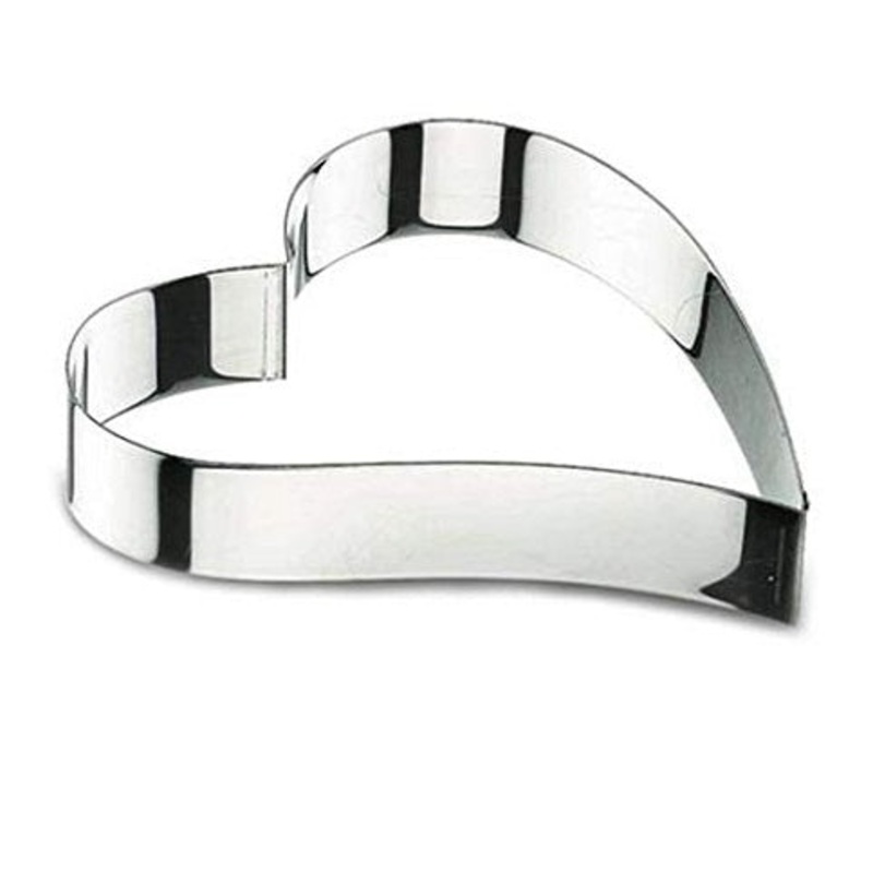 HEART FRAME CAKE RING  STNLS