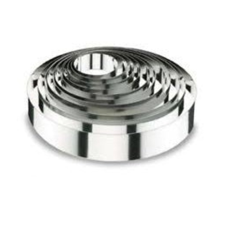 ROUND CAKE RING 4 CM HEIGHT S.S