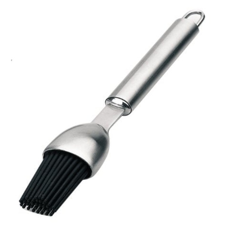 SILICONE BRUSH W/ST.ST.HANDLE