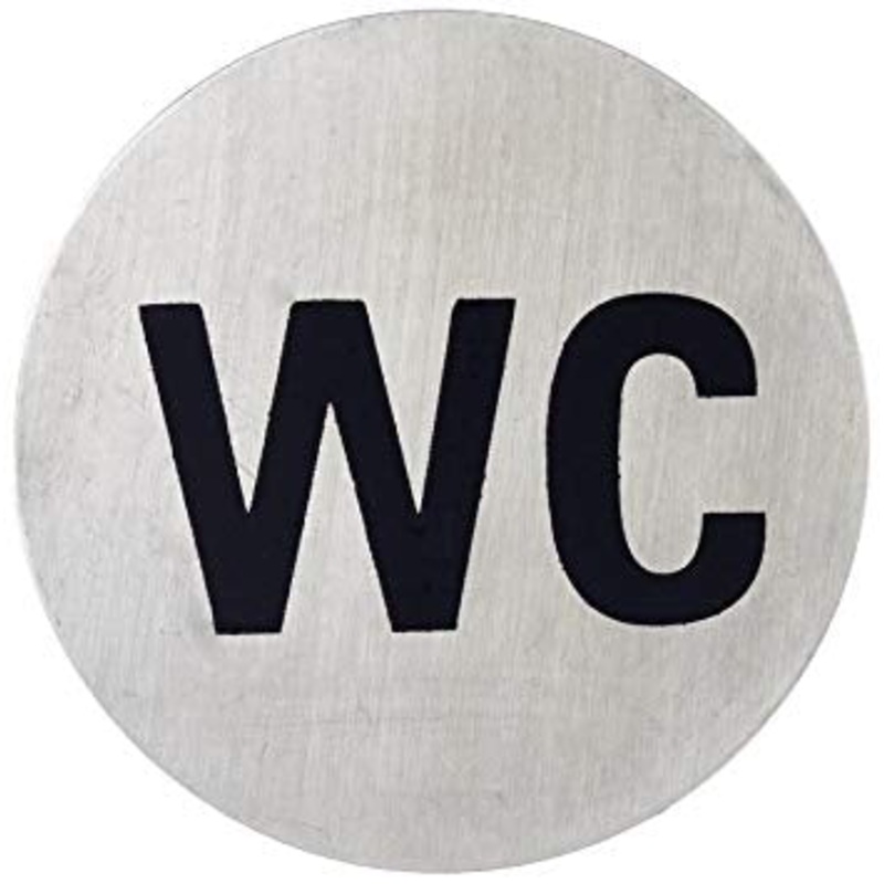 TOILET SIGNAL WC 7.5 CM ST.STEEL