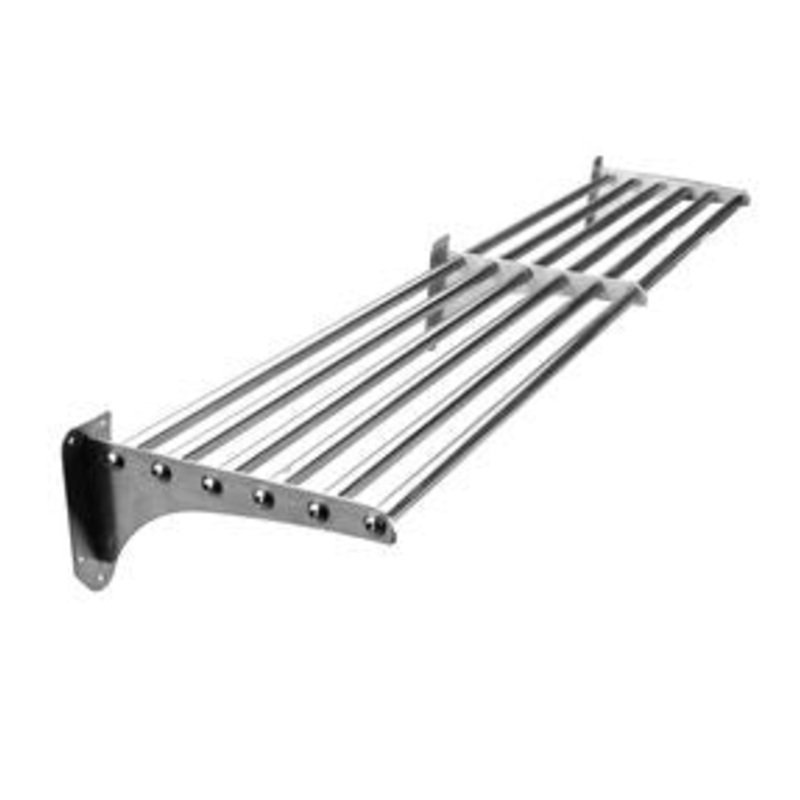TUBULAR SHELF 400X1800 ST. STEEL