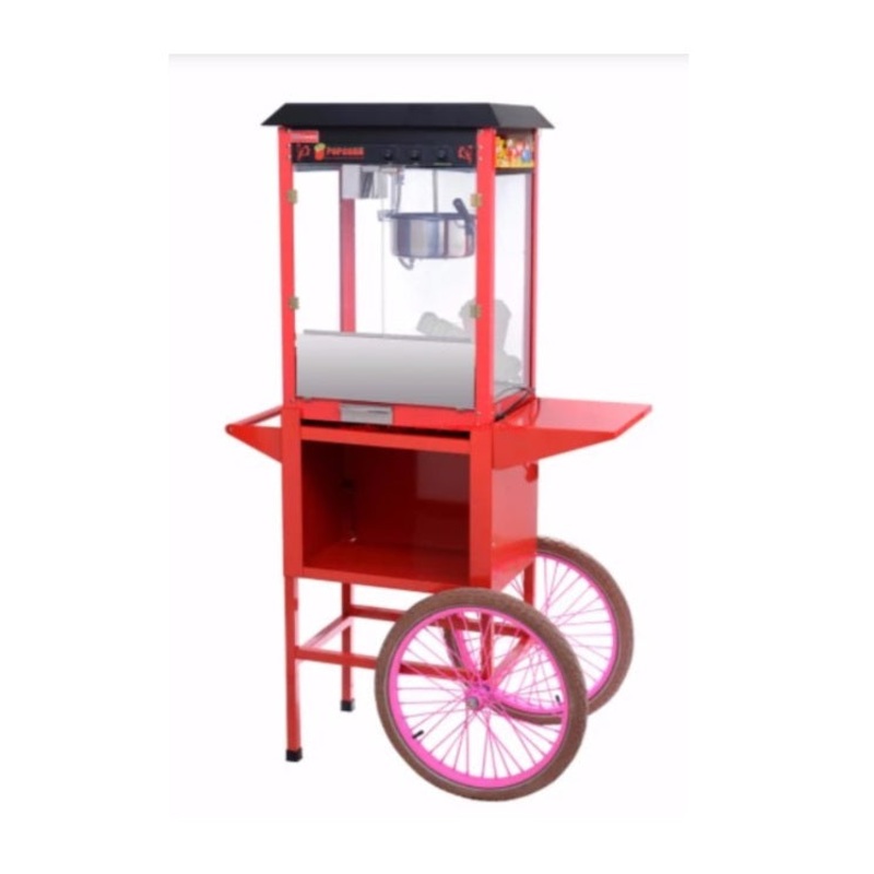 ELECTRIC POPCORN MACHINE WITH CART