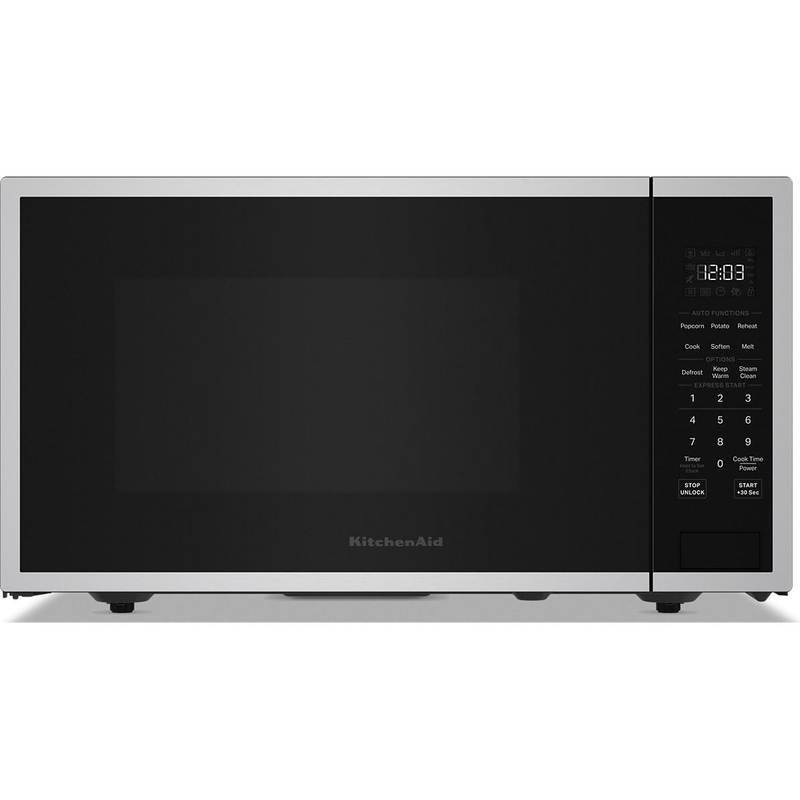 KitchenAid Four  micro-ondes de comptoir de 22 pouces, 1,6 pi. cu. YKMCS122SPS