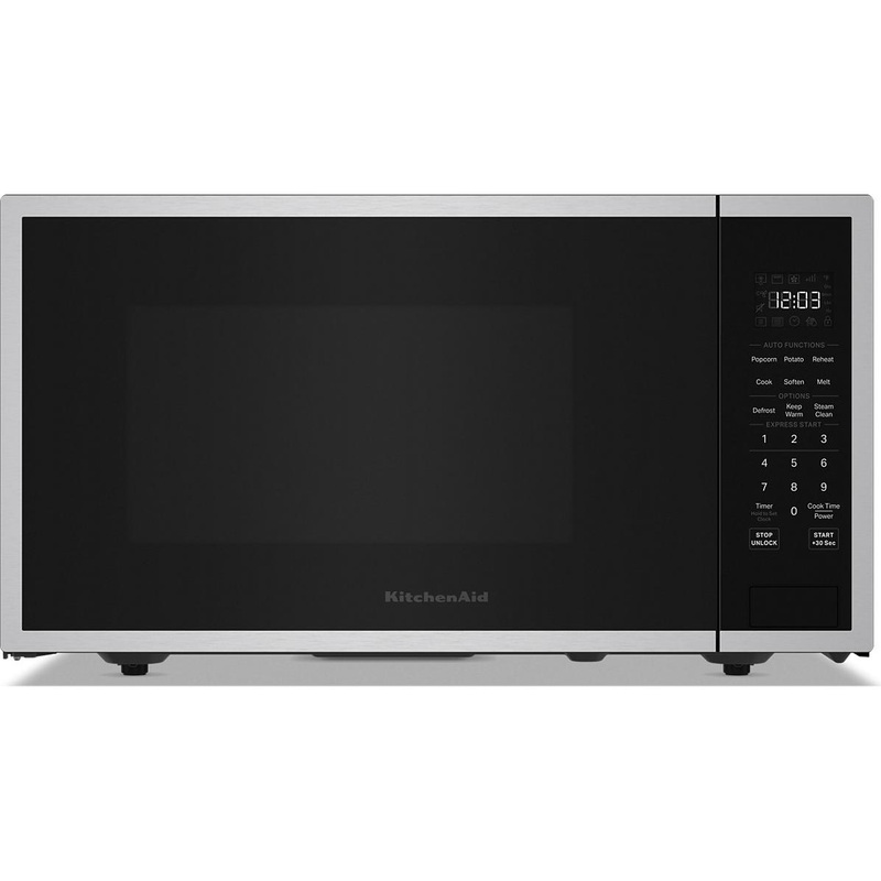 KitchenAid Four  micro-ondes de comptoir de 22 pouces, 1,6 pi. cu. YKMCS122SSS