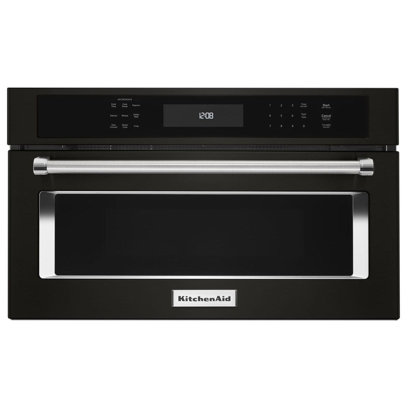 KitchenAid Four  micro-ondes encastrable de 30 po, 1.4 pi cu avec convection KMBP100EBS