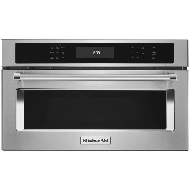 KitchenAid Four  micro-ondes encastrable de 30 po, 1.4 pi cu avec convection KMBP100ESS
