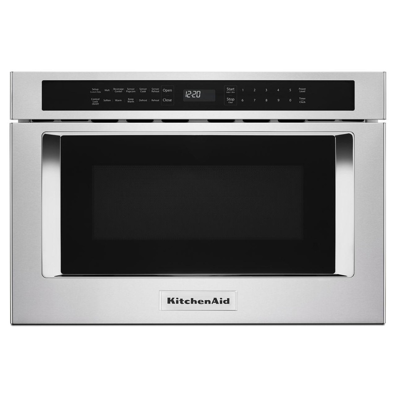 KitchenAid Four  micro-ondes sous le comptoir de 24 po, 1,2 pi cu KMBD104GSS