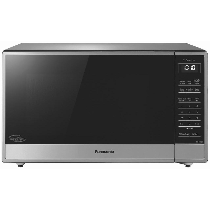 Panasonic Four  micro-ondes de comptoir de 22 po, 1.6 pi cu avec technologie Inverter cyclonique NN-ST785SC