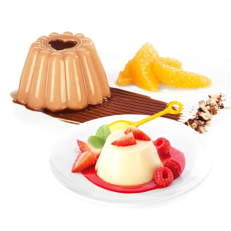 4pcs Steamed Pudding Molds