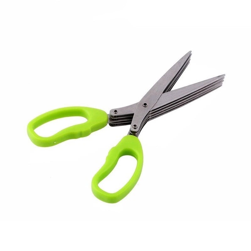 5 Layers Durable Stainless Steel Kitchen Scissors Tools