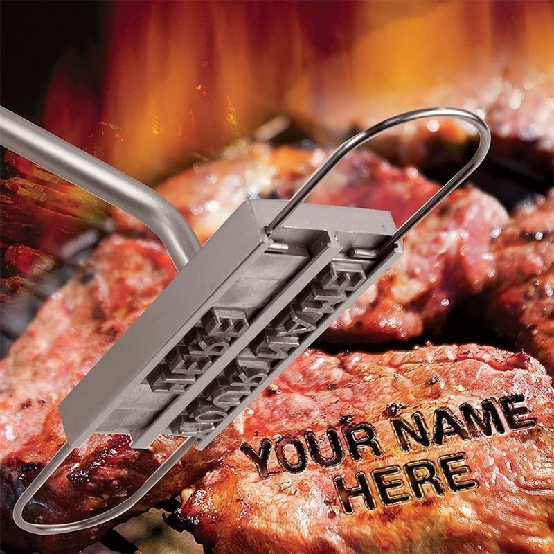 55 Letters DIY BBQ, Branding Iron with Changeable Letters