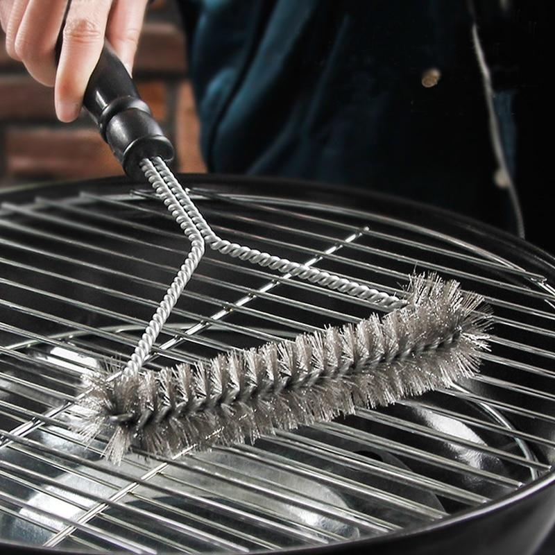 Barbecue Gadget Accessory Brush Cleaning Grill Materials