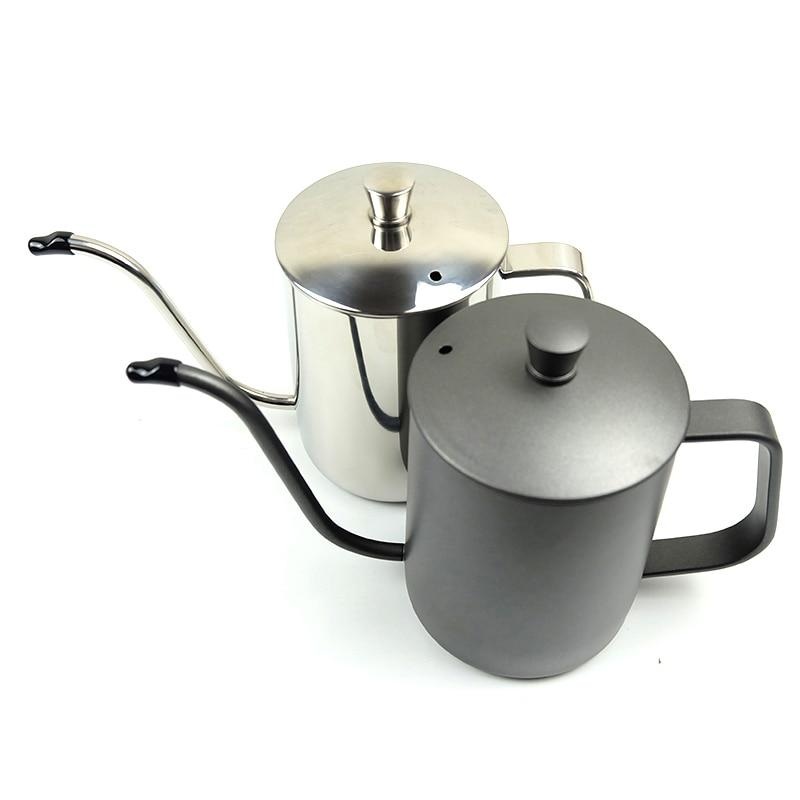 Stainless Steel Coffee Or Long Spout Tea Kettle Narrow Gooseneck Spout Kettle