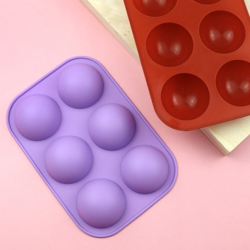 6 Holes Silicone Baking Mold