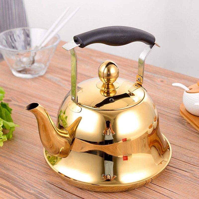 68oz Stainless Steel Whistling Kettle For Gas Stove Induction Cooker