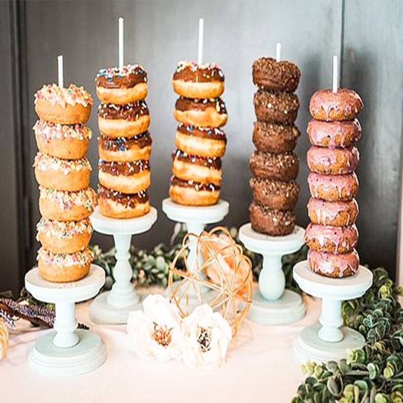 Donuts Wall Wooden Holds Stand