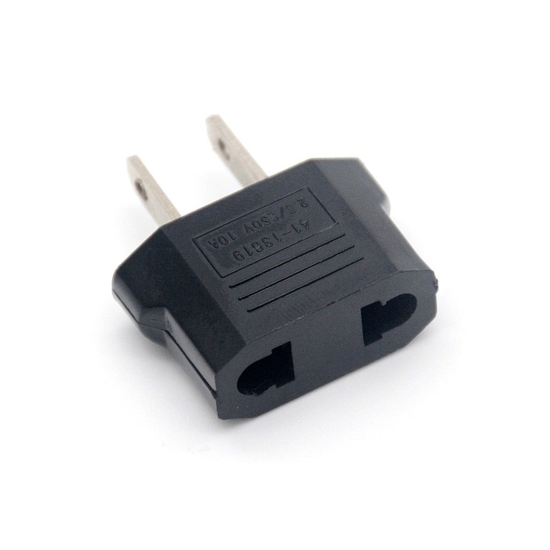 EU To US Power Plug Adapter Converter European To American Outlet