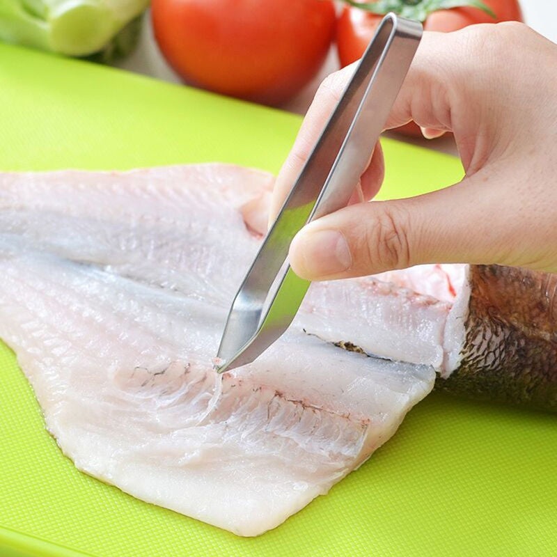 Stainless Steel Fish Bone Tweezer