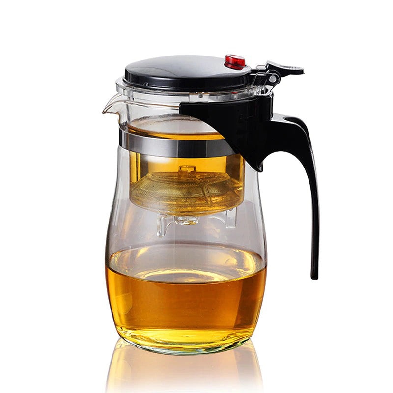 Heat Resistant Glass Teapot With Tea Infuser Filter Kettle Tea Teapot