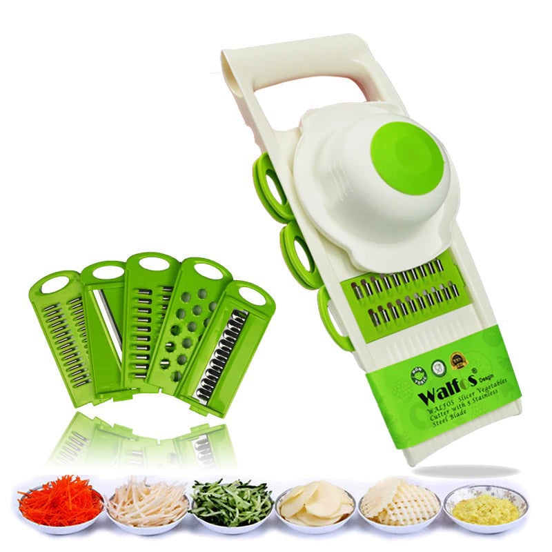 Mandoline Peeler Grater Tools with 5 Blade Grater Vegetable Slicer