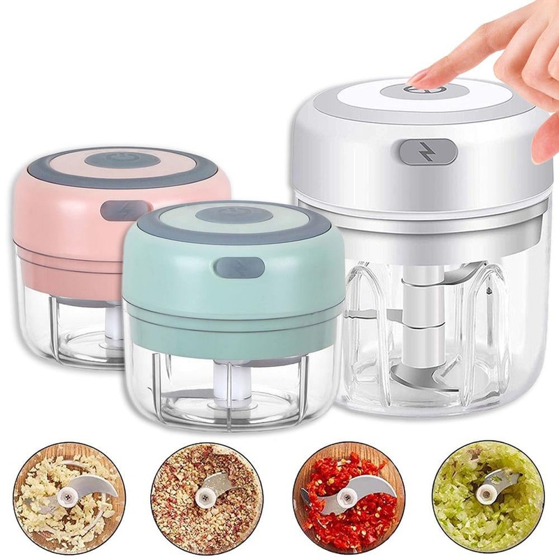 Mini Electric Garlic USB Charging Ginger Masher Crusher Machine