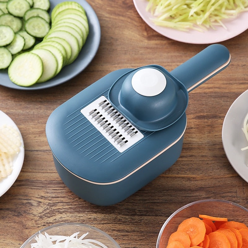 Multifunction Mandoline Slicer Cutter Grater Shredders with Strainer