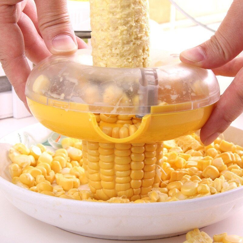 One Step Corn Kerneler Grain Cob Thresher Stripper Peeler Remover