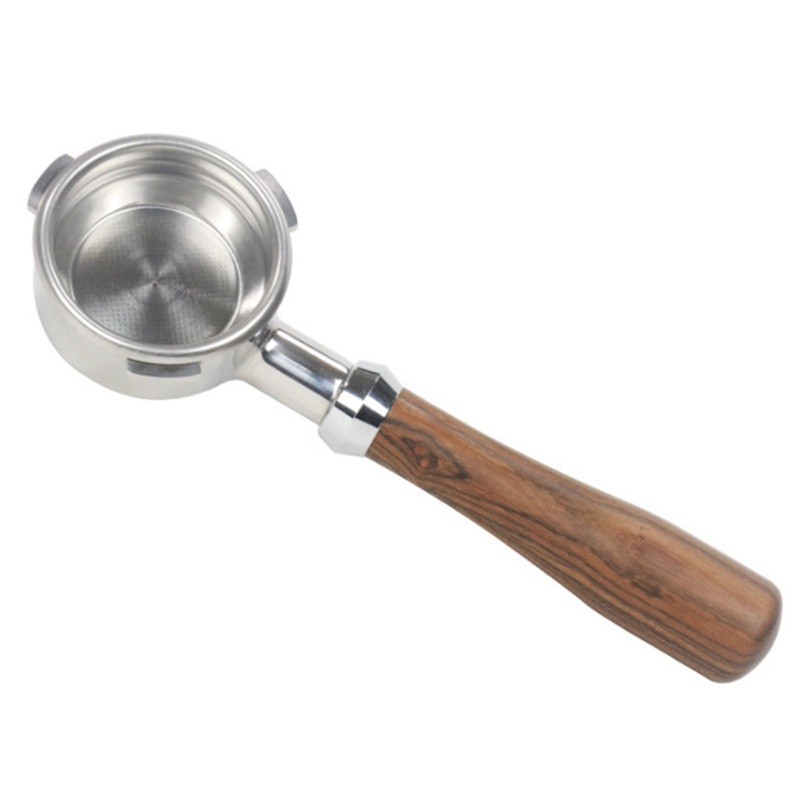 Coffee Bottomless Portafilter Group-head Coffee Machine Wooden Handle