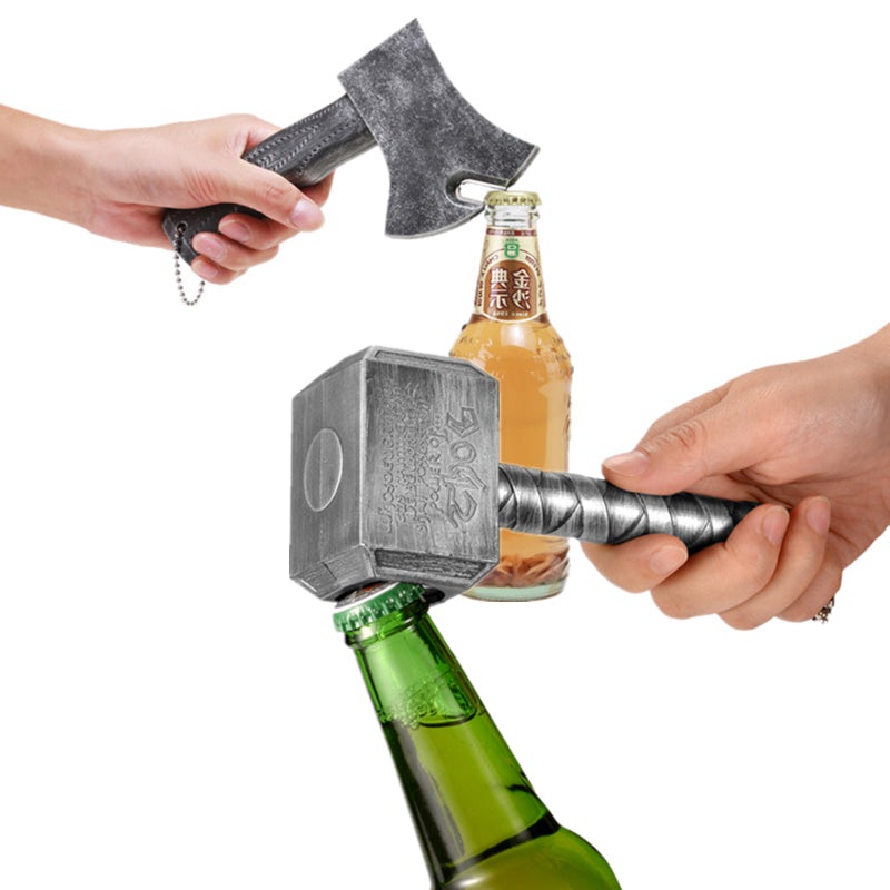 Creative Retro Beer Bottle Openers Hammer Shaped Beer Corkscrew