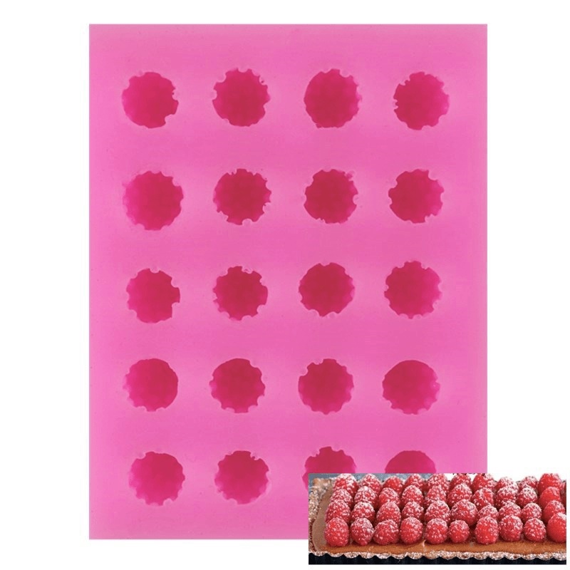 Raspberry Silicone Mold Cake Baking Decoration Pudding Dessert Mold