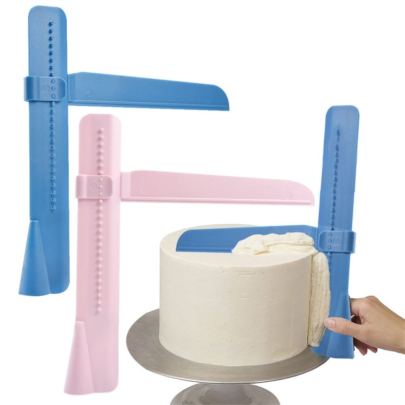 Adjustable Cake Scraper Fondant Spatulas Cream Cake Edge Smoother