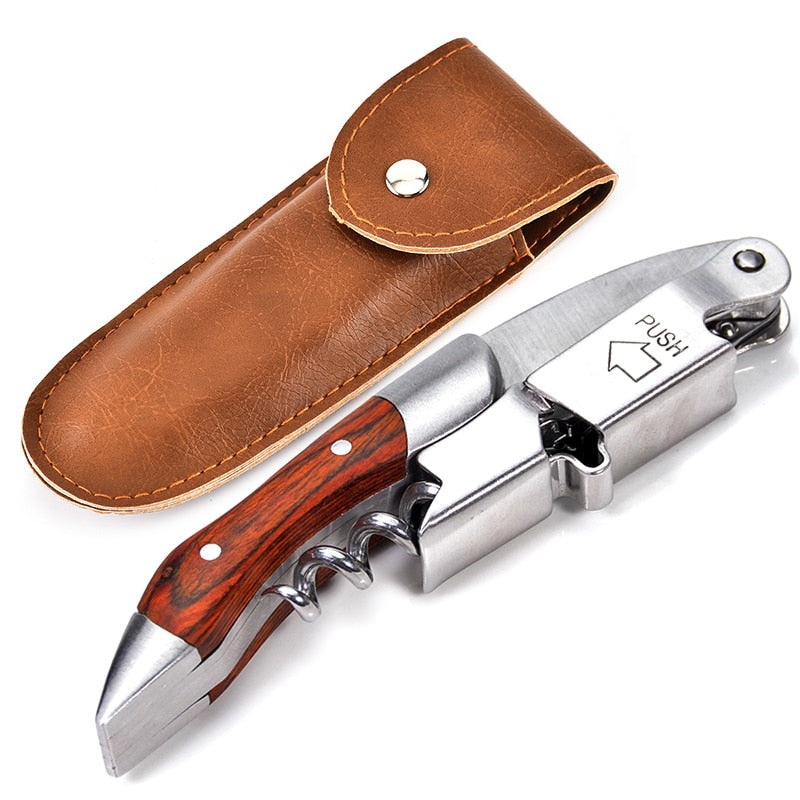 Bottle Opener and Foil Cutter Gift for Wine Lovers Wine Corkscrew
