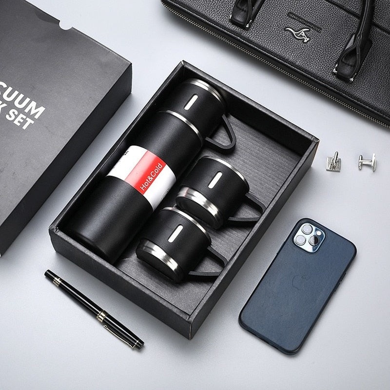 Bullet Double-Layer Stainless Steel Vacuum Thermos Coffee Tumbler