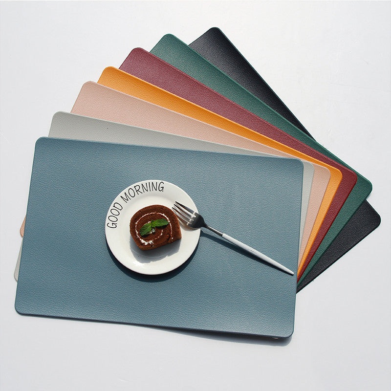Coaster Placemat for Dining Table Heat Insulation Mat Waterproof Rectangle Pad