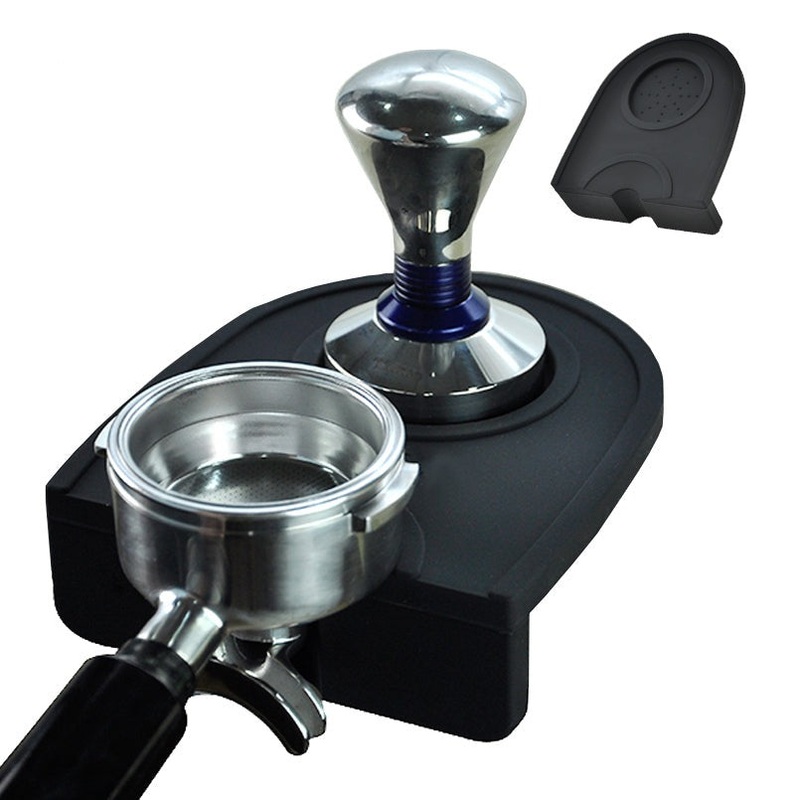 Coffee Tamper Mat Silicon Rubber Corner Mat Slip-resistant Pad Tool
