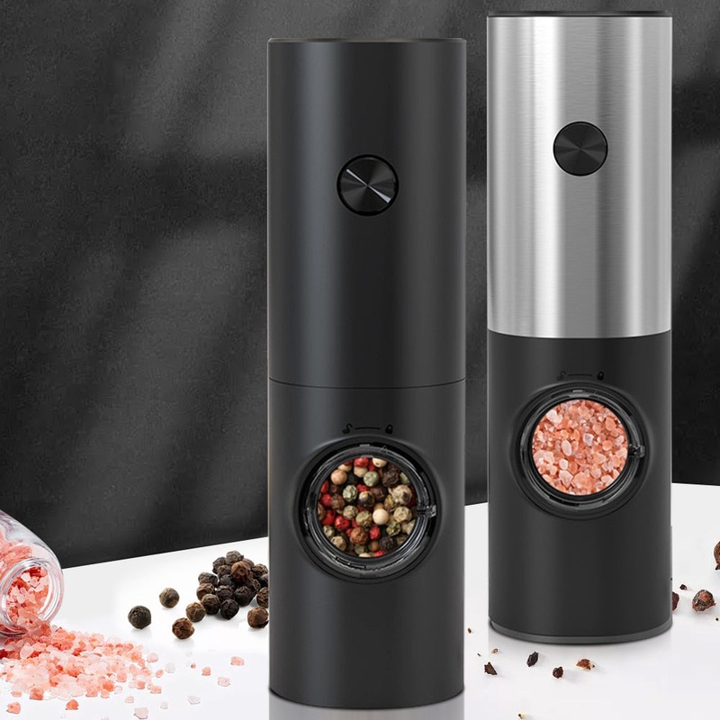 Electric Automatic Mill Pepper And Salt Grinder With LED Light